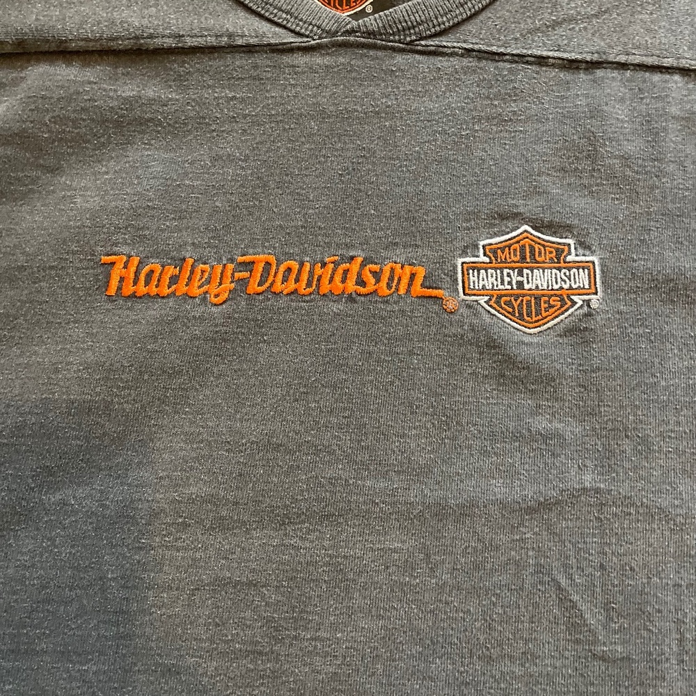 Harley Davidson embroidered heavy cotton Tee XL